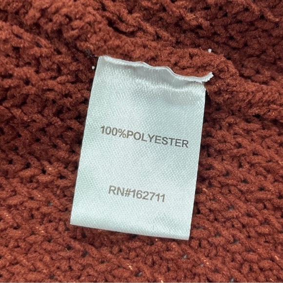 Love + Ellie Burgundy Long Open Cardigan Sweater Small - Picture 6 of 10